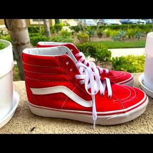 Vans Hi Top Red